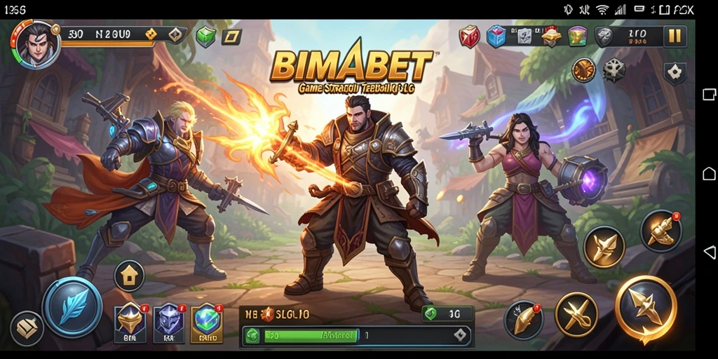 Screenshot gameplay <strong>BIMABET</strong> menampilkan aksi strategi yang seru dan dinamis.