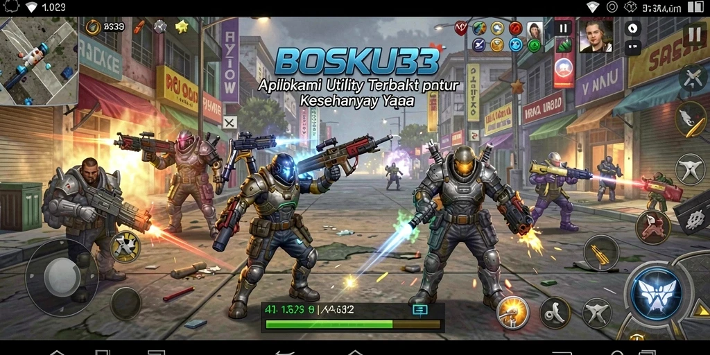 Tampilan screenshot BOSKU33 yang menunjukkan fitur-fitur Utility yang berguna.