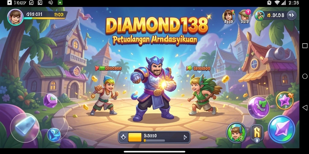 Tangkapan layar gameplay DIAMOND138 yang penuh aksi dan tantangan.