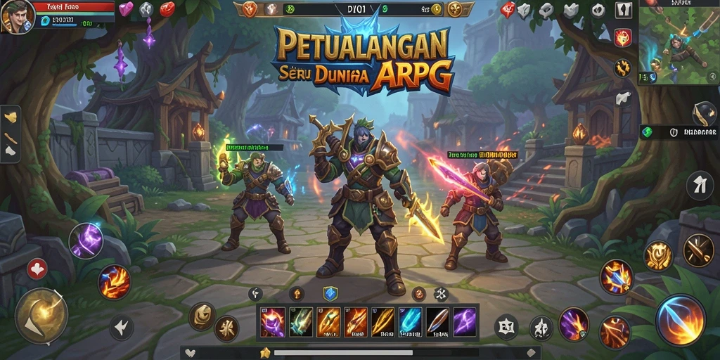 Tampilan menarik dari gameplay ARPG yang mendetail di DY01.