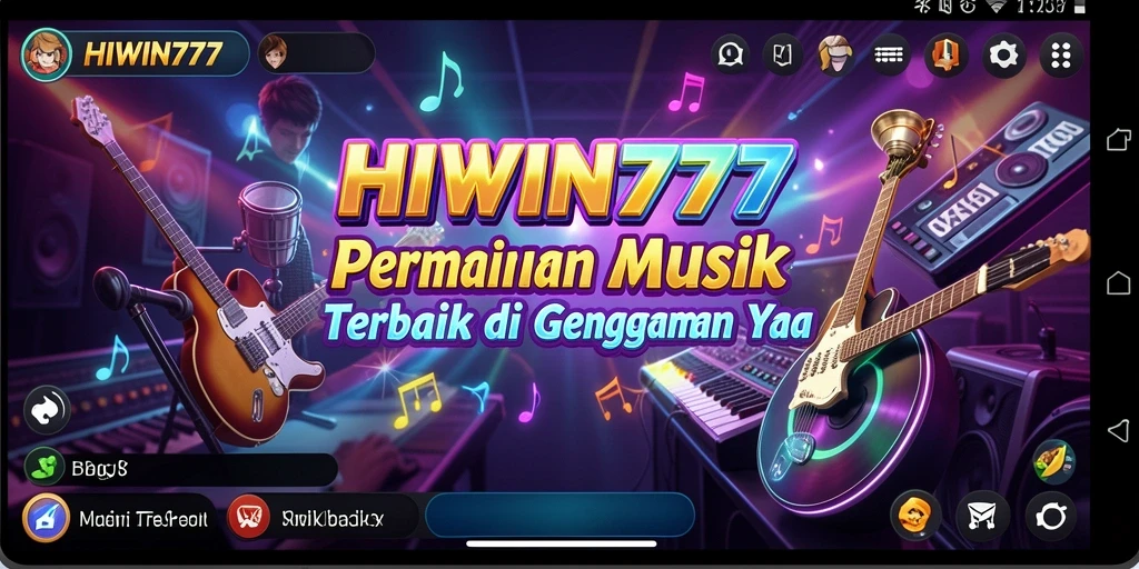 Tampilan gameplay HIWIN777 dengan alunan musik yang menggembirakan.
