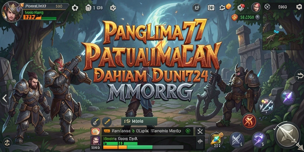 Screenshot utama PANGLIMA77 menampilkan gameplay yang mendebarkan dan interaksi pemain.