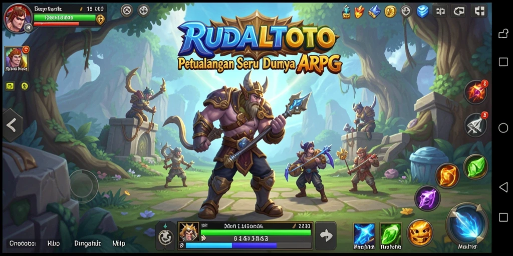 Tampilan gameplay RUDALTOTO dengan aksi seru dan grafik menawan.