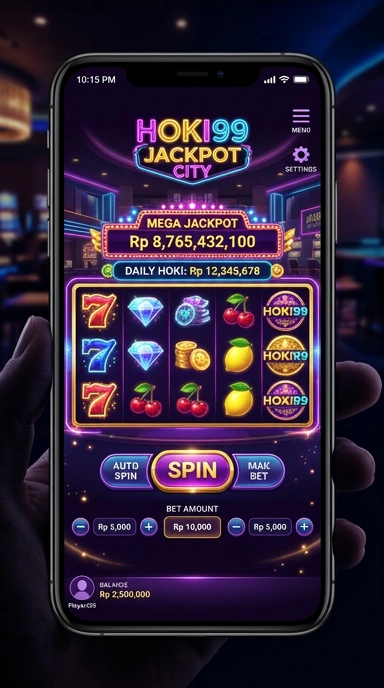 Pengguna menikmati proses unduh aplikasi di Hoki99.